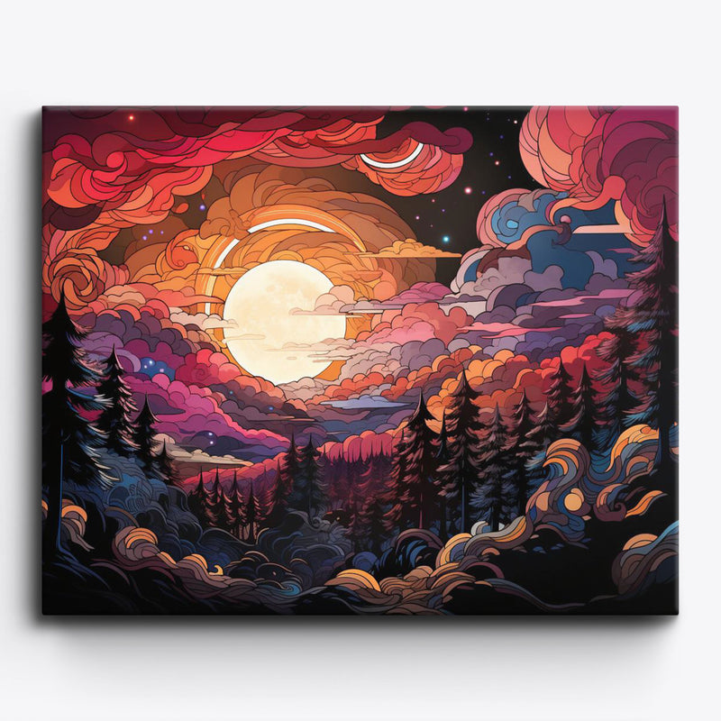 Soirée pétillante au clair de lune