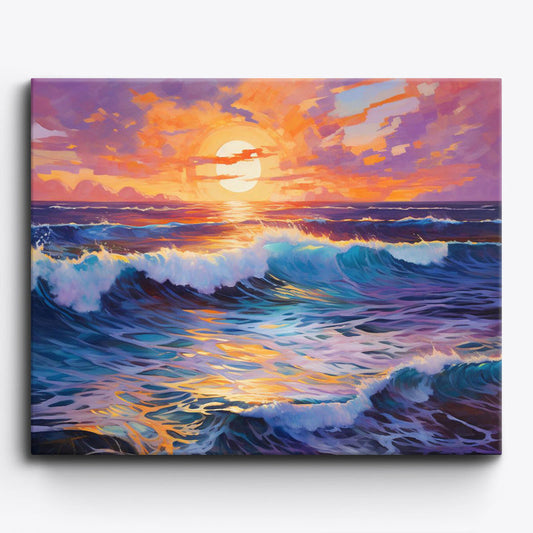 Harmonie du coucher de soleil